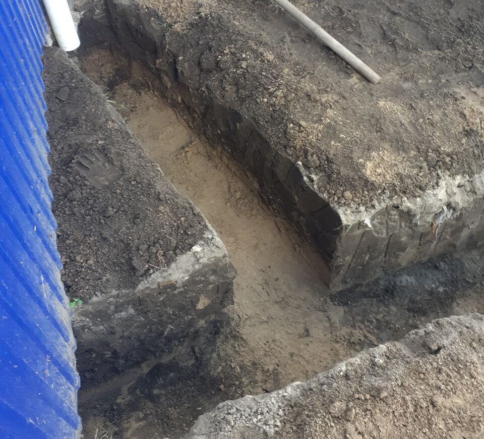 Копка траншей под водопровод и канализацию в Рязани и Рязанской области